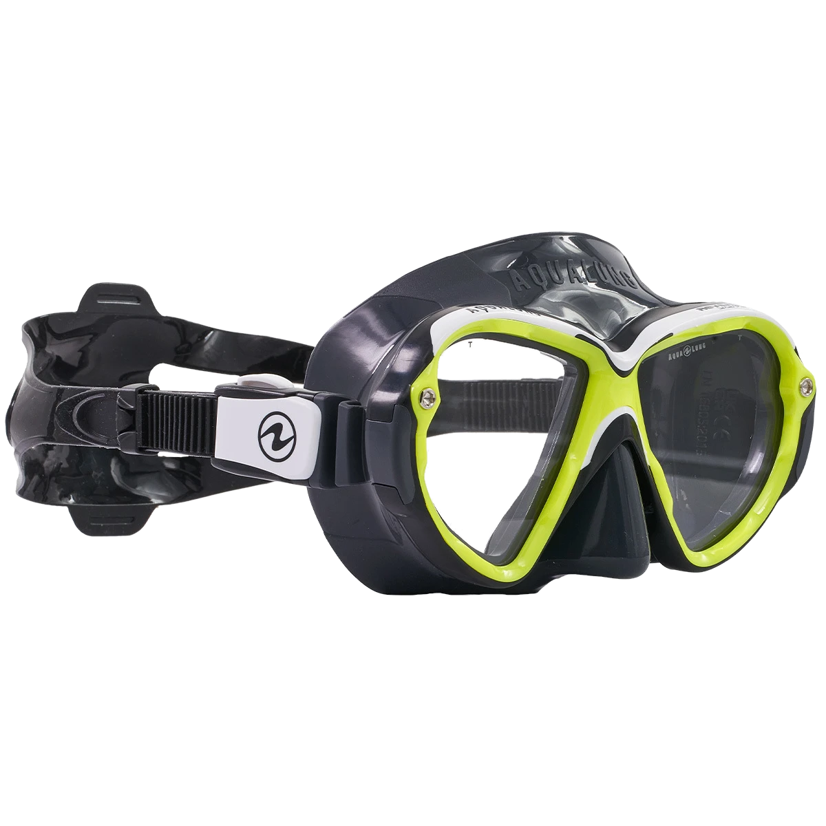 Aqualung Reveal Ultrafit Mask Black and Yellow