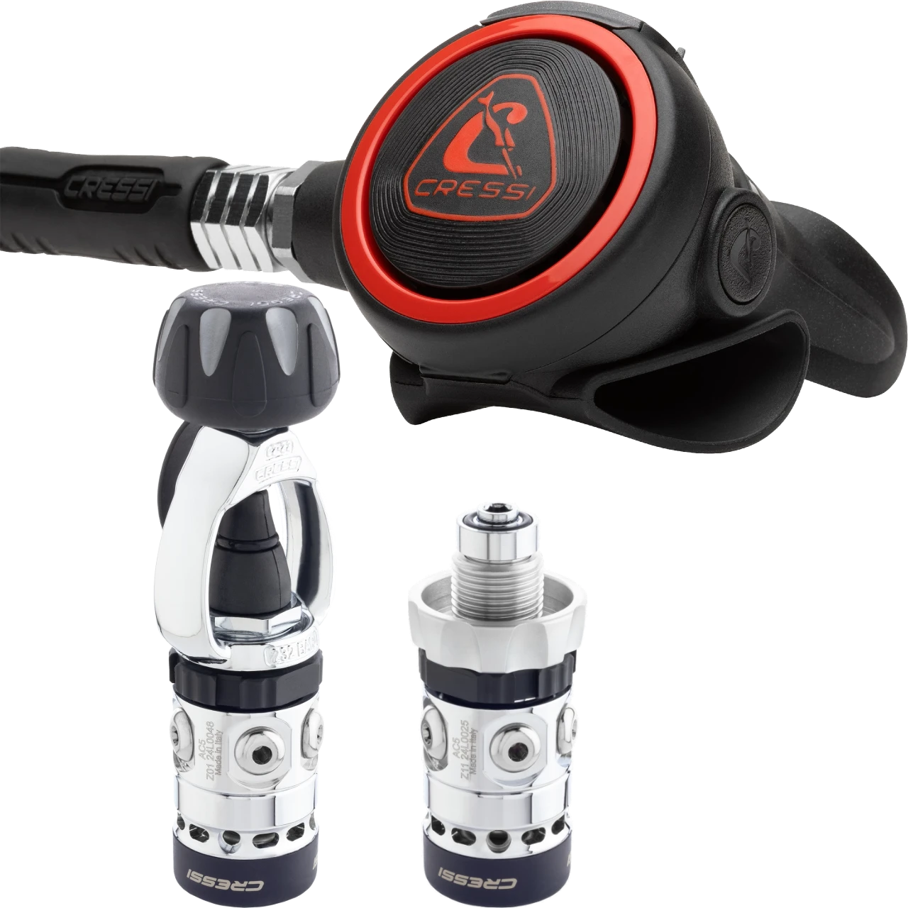 Cressi AC5 Zen Regulator Cressi AC5 Zen DIN and Yoke Regulator